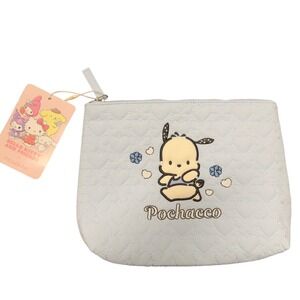 Hello Kitty & Friends Pochacco Quilted Cosmetic Bag Blue Primark Exclusive – NWT